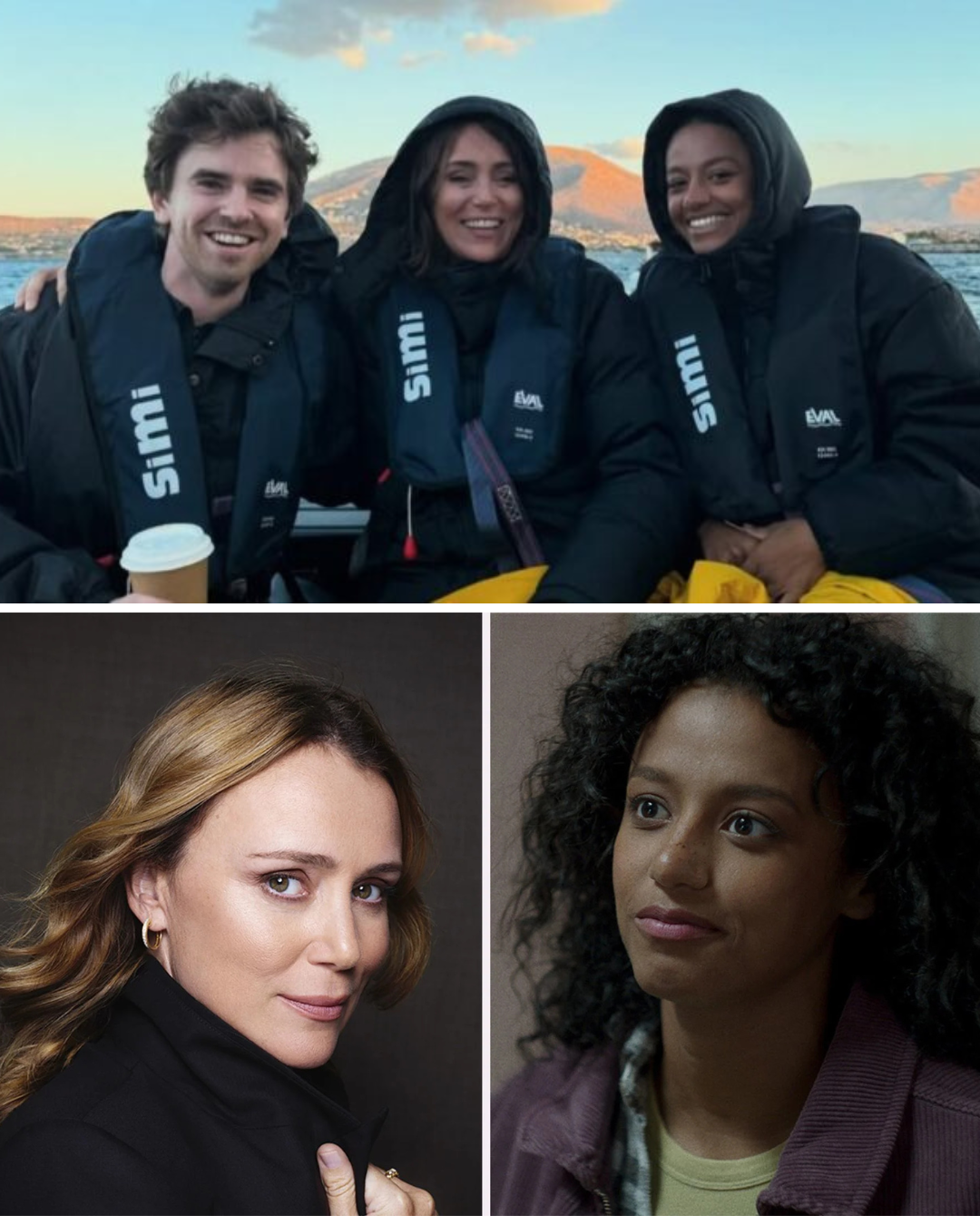 Keeley Hawes Joins Freddie Highmore and Shalom Brune-Franklin on Set of The Assassin