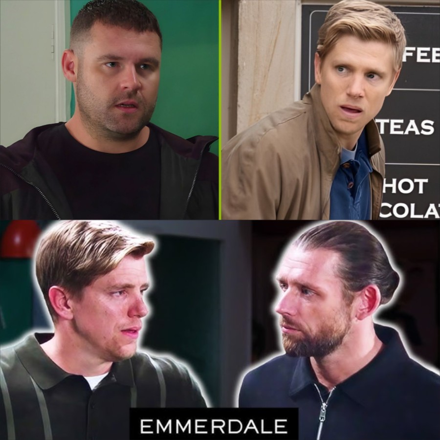 Emmerdale shocks viewers when Aaron discovers that Kev is not really Robert’s husband, revealing the deception to everyone in the village.
