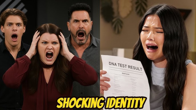 “Deacon is the father of Luna’s baby” Hope shouted holding the test paper The Bold and the Beautiful