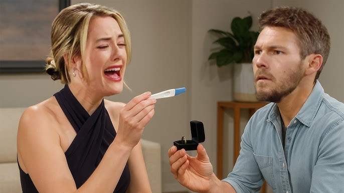 “I’M SORRY, IT’S CARTER’S BABY” – Hope burst into tears and refused Liam’s proposal