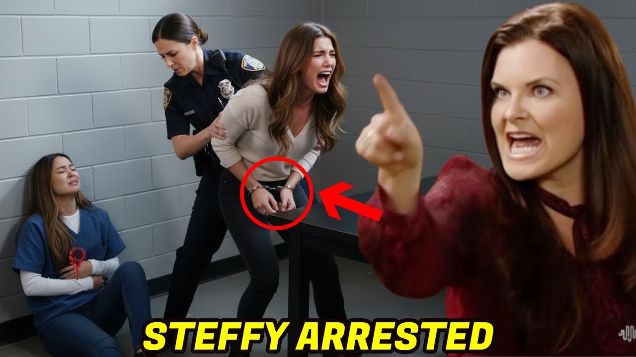 Steffy is arrested after hiring someone to kill Luna in prison The Bold and the Beautiful Spoilers