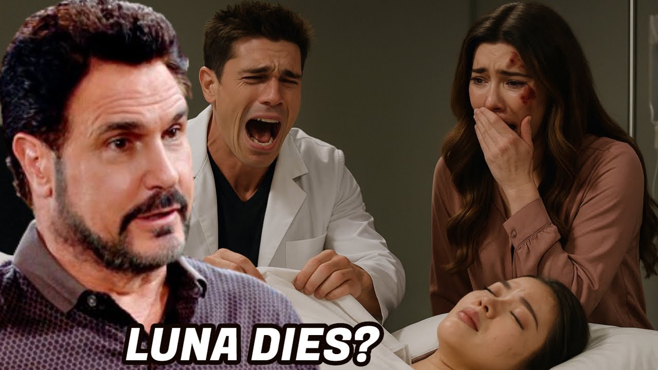 Luna died after giving birth – Bill suspected Luna faked her death again The Bold and the Beautiful