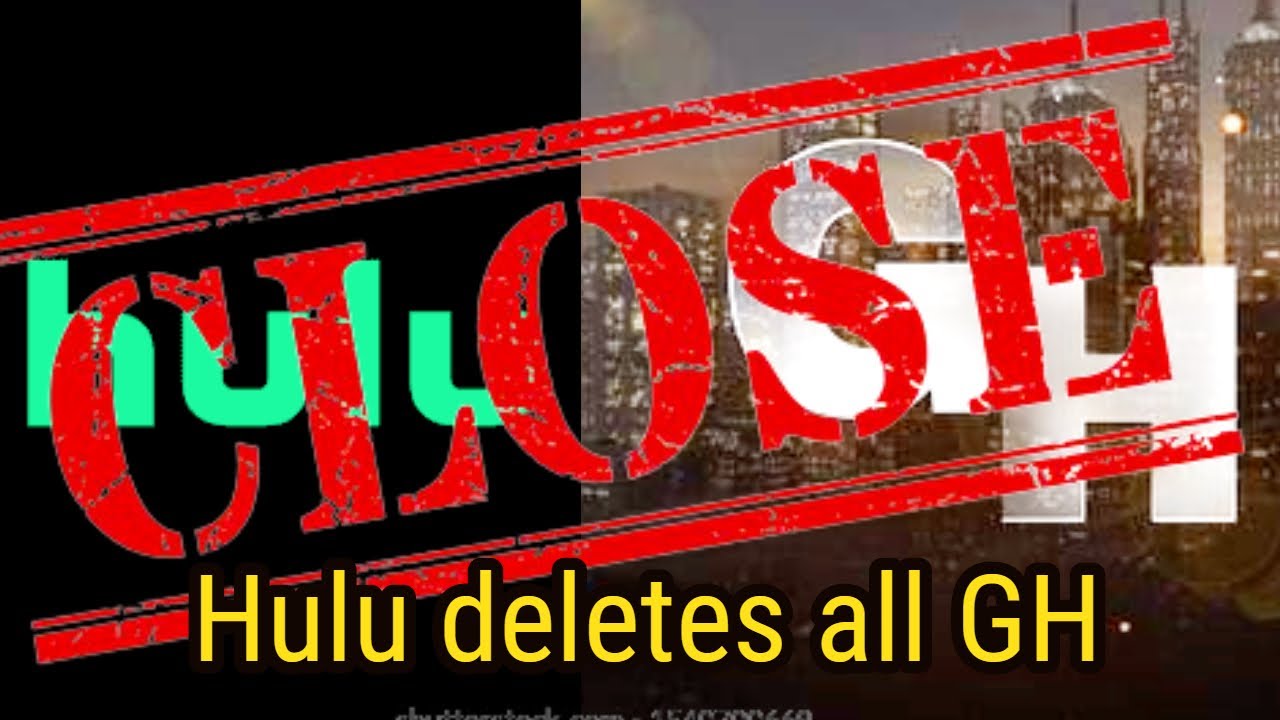 Hulu deletes all GH before contract ends, plot changes for the last 2 months of the year GH Spoilers