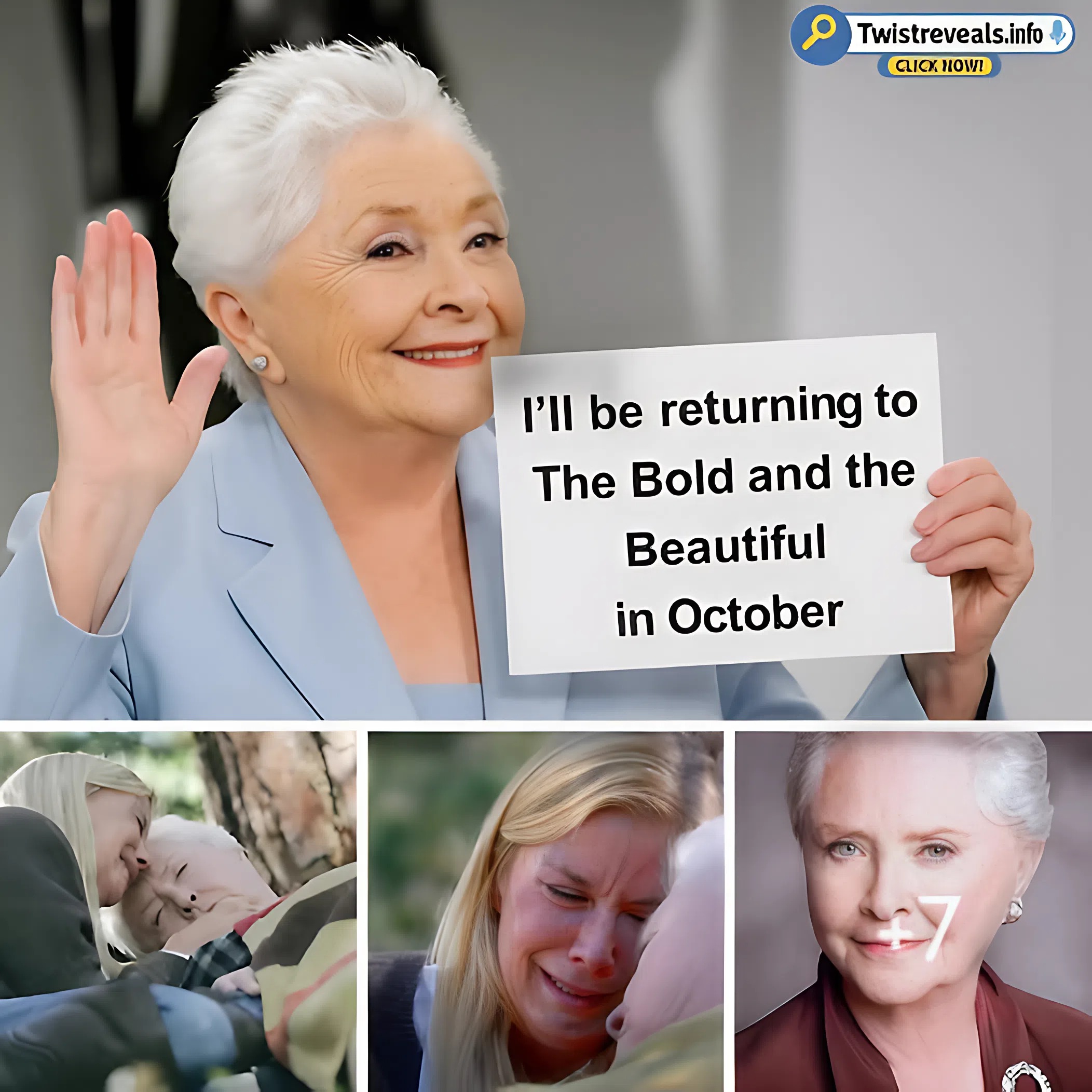 Susan Flannery Reveals Stephanie Is Alive, She’ll Return to The Bold and the Beautiful