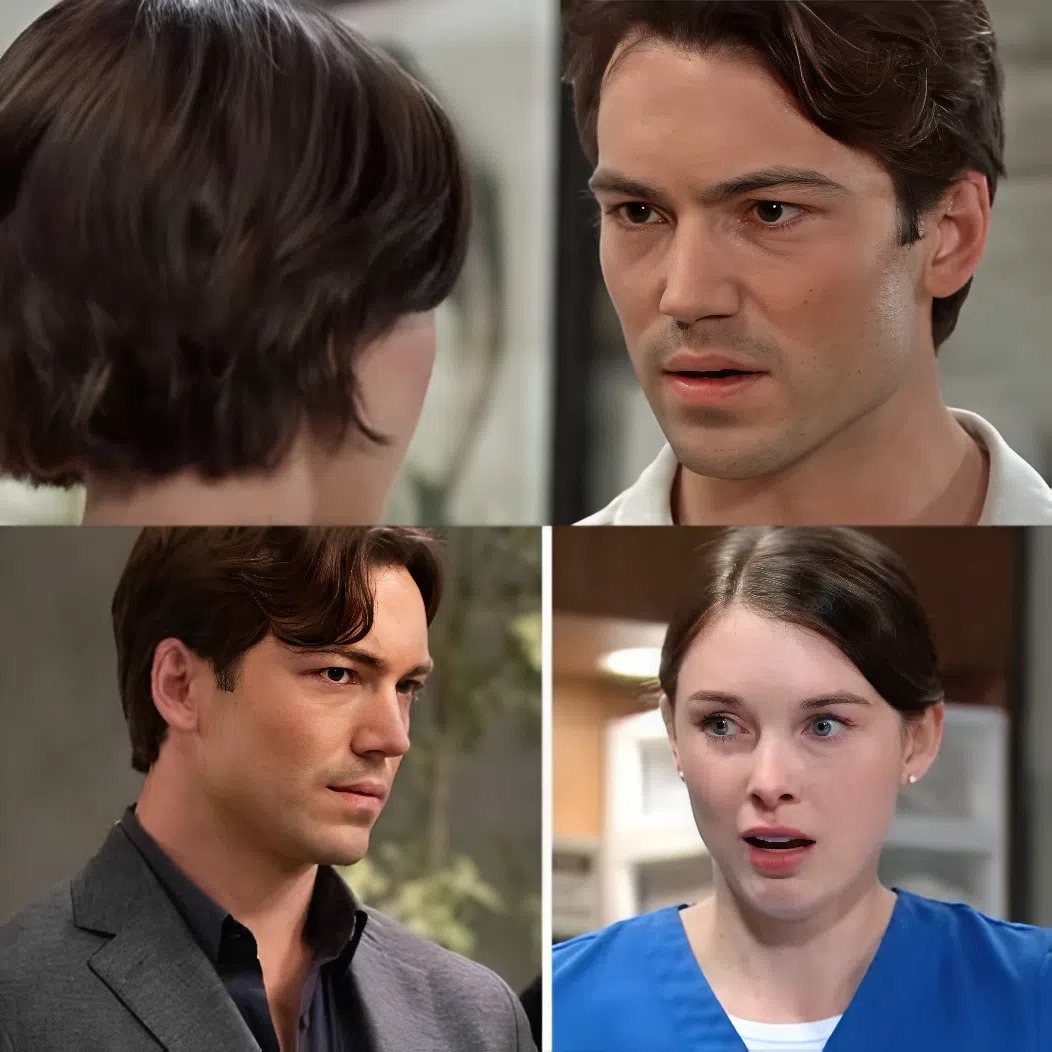 Michael from General Hospital catches a large fish: An overlooked security camera recorded Willow committing the whole crime!