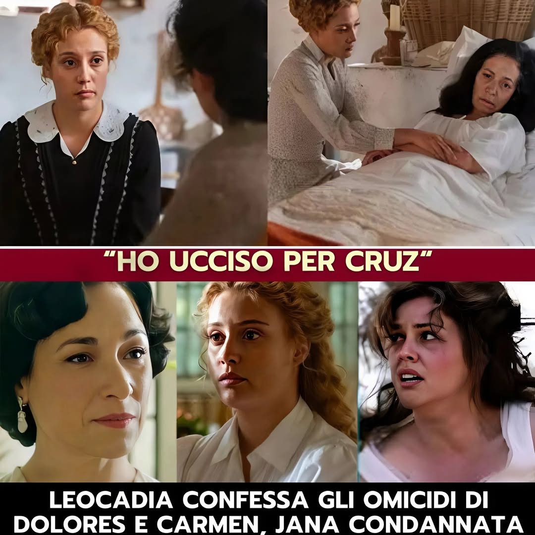 LA PROMESSA ANTICIPAZIONI: LEOCADIA CONFESSA GLI OMICIDI DI DOLORES E CARMEN, JANA CONDANNATA
