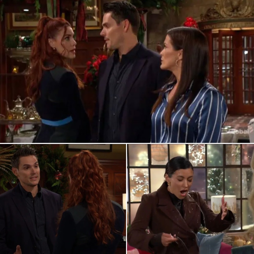 Y&R EPISODE SHOCK — At the GCAC, Sally unloads on Adam, “Do you even think for yourself anymore?” — and the feud turns nuclear…