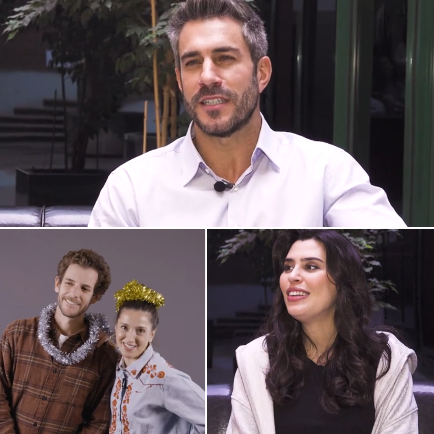 Los actores de Sueños de libertad se enfrentan al test navideño y nos confiesan sus tradiciones favoritas