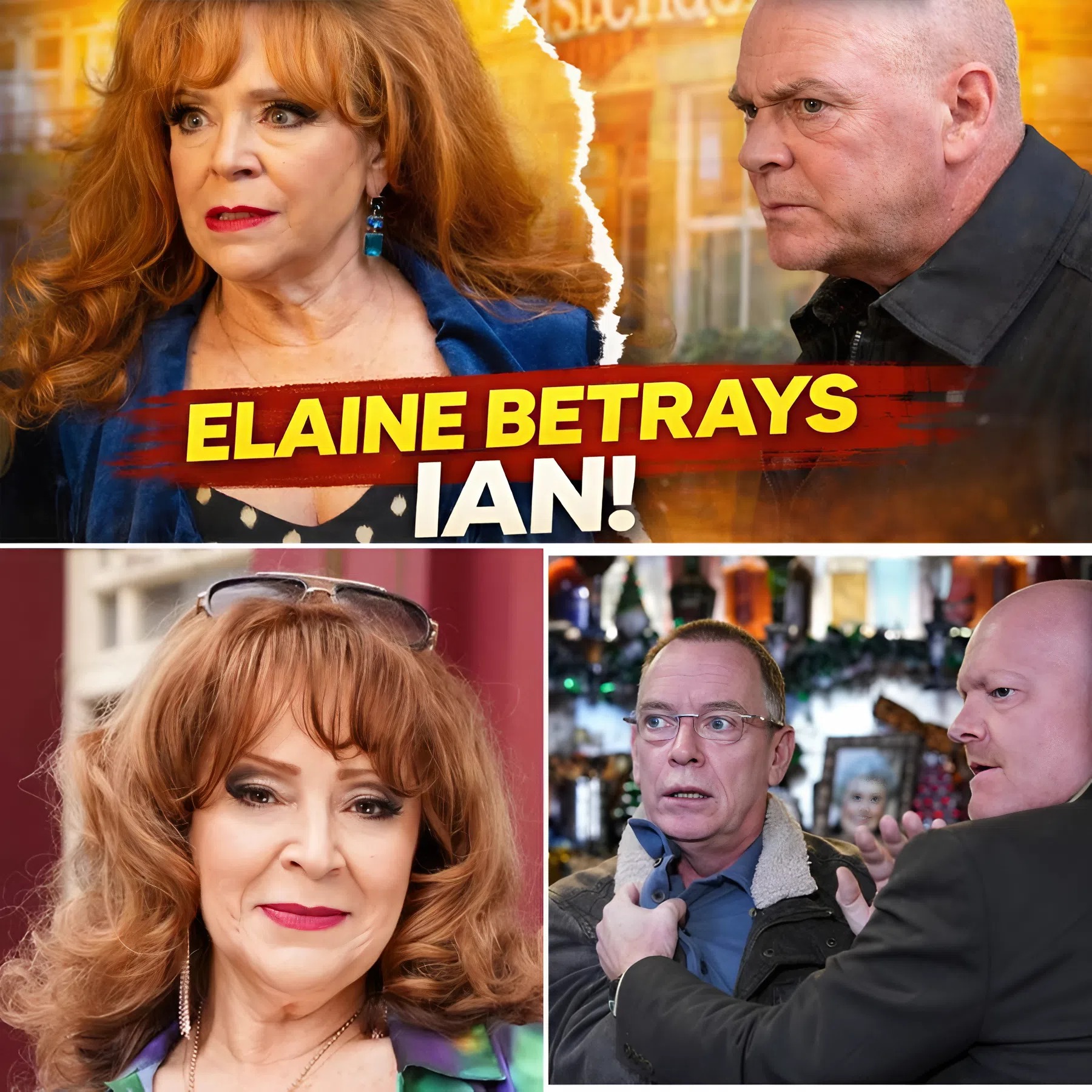 Elaine Peacock stabs Ian Beale in the back: A betrayal that shakes Walford.